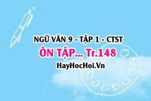 Soạn bài Ôn tập trang 148 Ngữ văn lớp 9 tập 1 Chân trời sáng tạo
